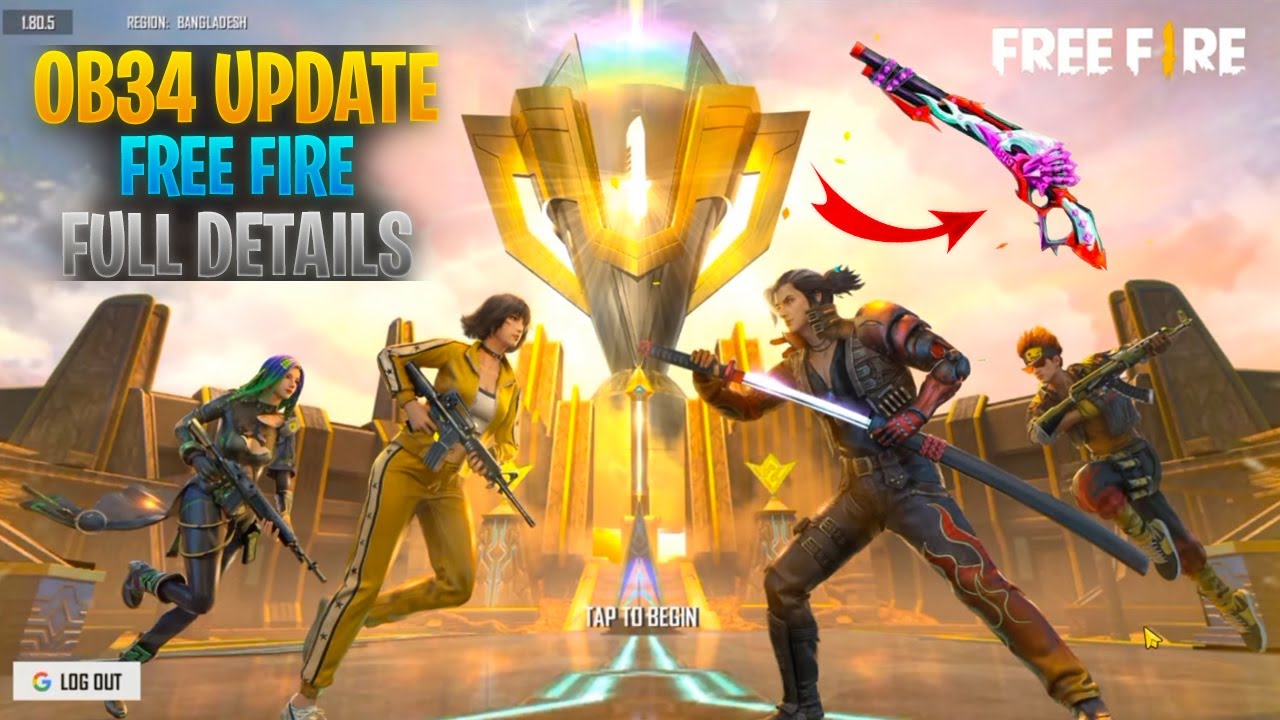 Free Fire OB34 Update Full Details | 24 May New Update Free Fire | Ff New Update | Garena Free Fire