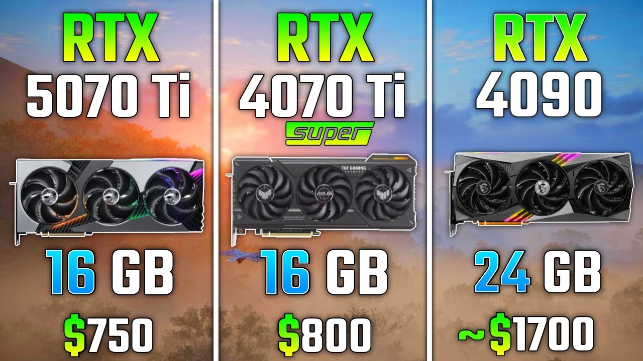 RTX 5070 Ti vs RTX 4070 Ti SUPER vs RTX 4090 | Test in 7 Games - YouTube