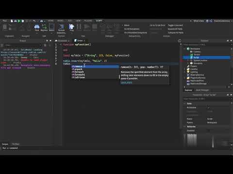 How to use Tables / Dictionaries in Roblox Lua