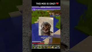 This Minecraft mod made the mobs run away #shorts