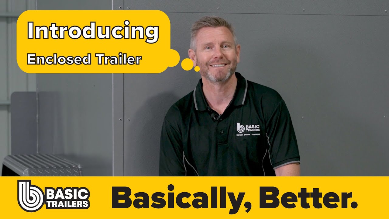 8x5 Enclosed Tandem Axle Trailer