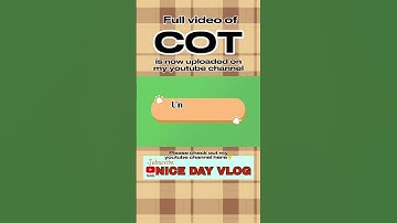 Pinadali at pinagaan na COT☺️#shorts