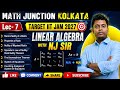 Linear Algebra l IIT JAM 2027 I Rank & Nullity of a Matrix l System Of Equations l Sylvester's Law