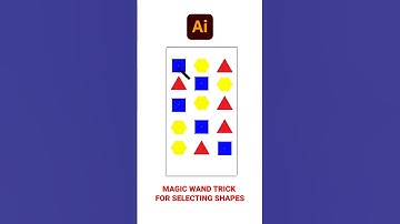 Magic Wand Tool Secrets: Effortless Shape Selection in Illustrator!