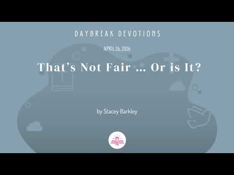 That's Not Fair ... Or Is It?