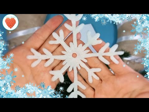 2 maneras diferentes y fáciles de hacer copos de nieve ❄️ Ideas de manualidades para Navidad 🎄 DIY @CrearyReciclar