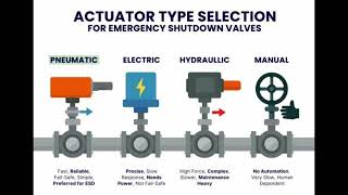 Actuator Type Selection   For Emergency Shutdown Valves