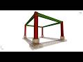 How to model stumps or pedestals with ground beams in CYPE 3D