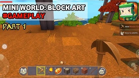 Mini World: Block Art - Gameplay (Android, iOS) #Part1