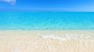 Beach Time: 3 Hours of Bora Bora Beach Waves in 4K