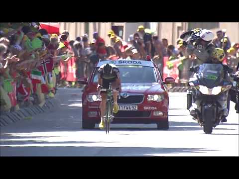 Edvald Boasson Hagen winning stage 17