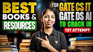 Best Books &amp; Resources for GATE CS IT &amp; GATE DS AI To Crack in 1st Attempt By Sweta Ma'am