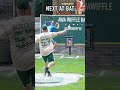Pitcher Was So Mad😭 #dingersornothing #wiffleball #baseball #shorts