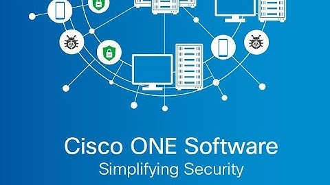 Cisco ONE Software Explained by Logicom Distribution