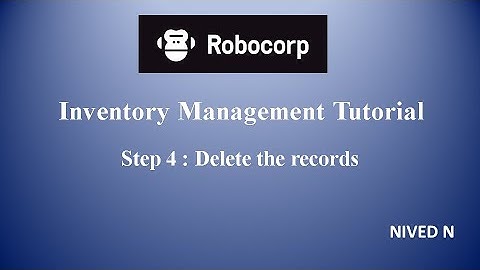 Robocorp : Inventory Management Tutorial  Step 4