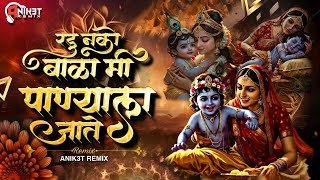 Radu Nako Bala Mi Panyala Jate Dj Song | Marathi Trending Song | Anik3t Remix - Dahi Handi Song 2025