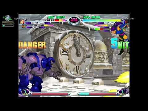 MvC2: Steven The Janitor - Sentinel Unblockable to HSF + Spiral Swords 55% Combo .:4.19.25:.