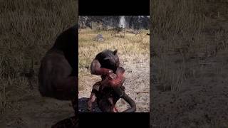 Great survival skills in rdr2 #rdr2 #gaming #shorts