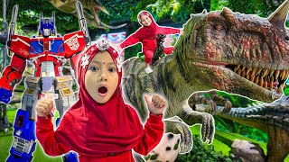 AQILA BERMAIN DENGAN DINOSAURUS DAN ROBOT DI ROBOPARK PLUIT VILLAGE MALL