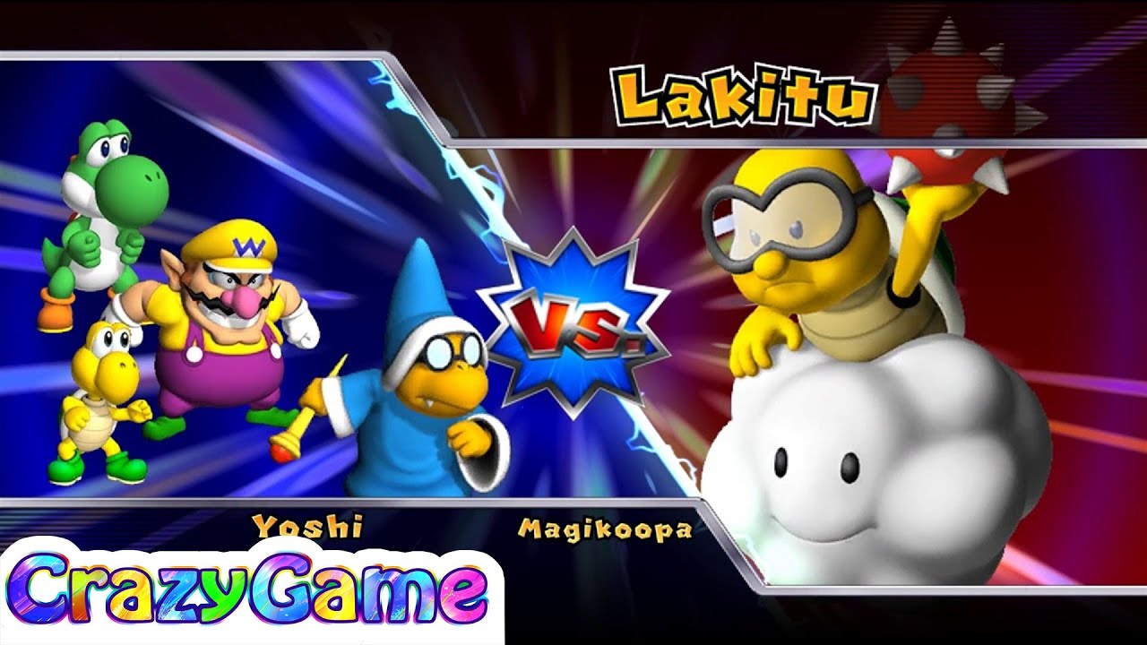 Mario Party 9 Toad Road Party #47 Yoshi, Wario vs Kamek, Koopa