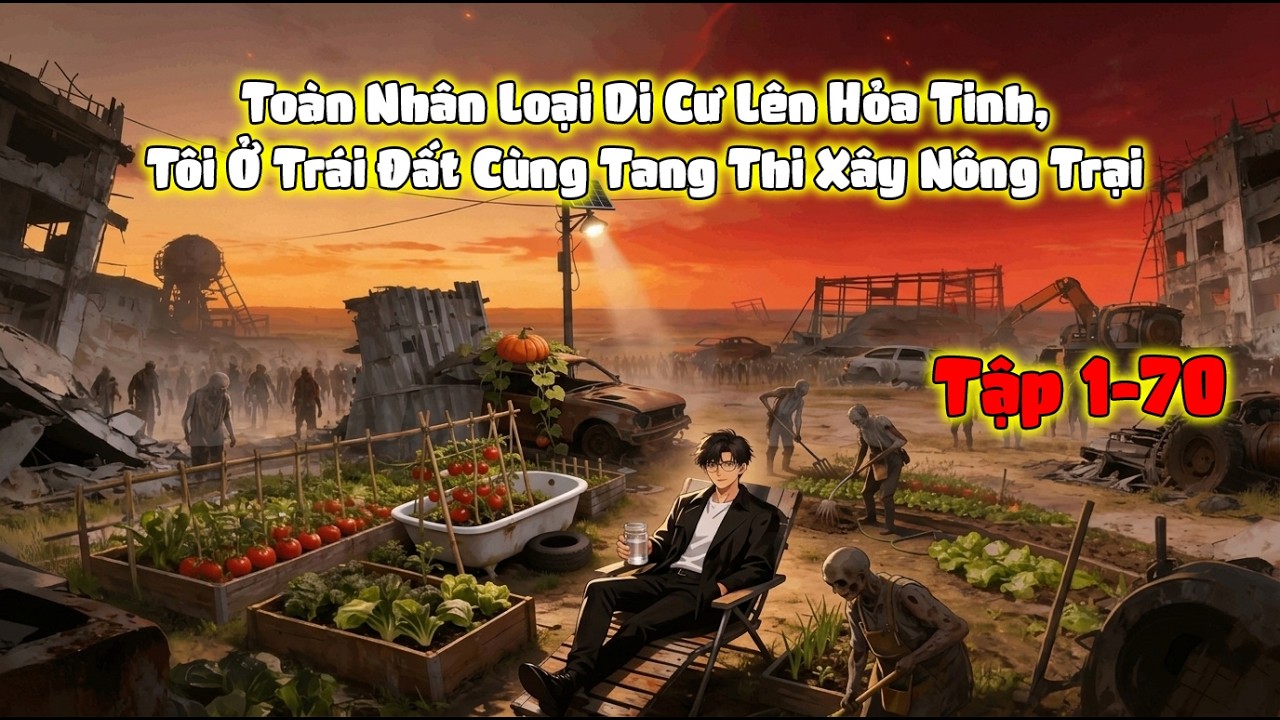 Tập 1-70 Toàn Nhân Loại Di Cư Lên Hỏa Tinh, Tôi Ở Trái Đất Cùng Tang Thi Xây Nông Trại #hoathinhai