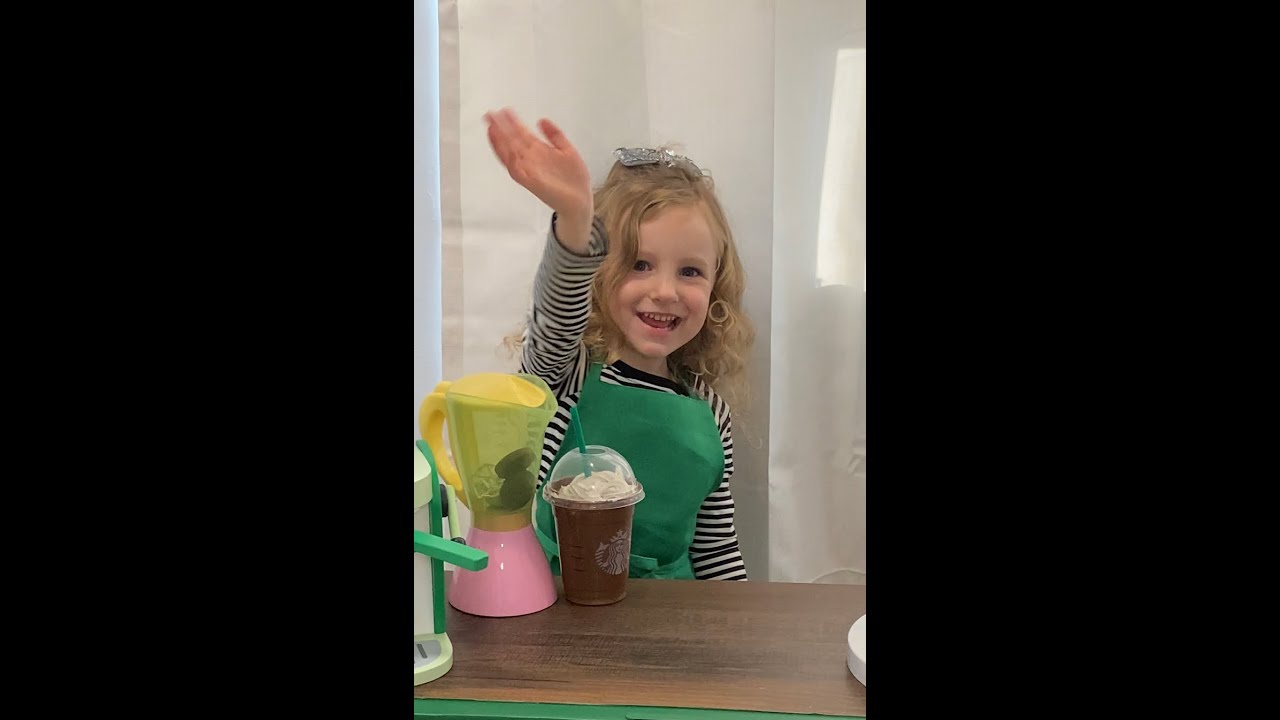 PLAY PRETEND COFFEE SHOP!