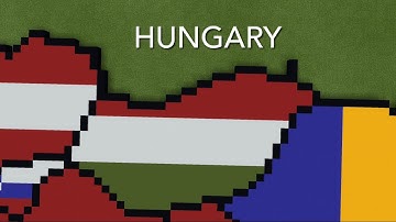 How to build the earth in Minecraft | part 12 | Hungary