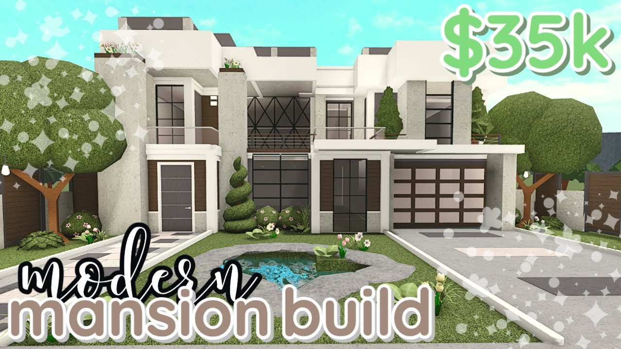 modern bloxburg house build tutorial on : marliina