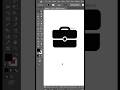 Adobe Illustrator 2026: How to Design a Vector Briefcase Icon Step-by-Step 💼✨ #vicktimegraphic