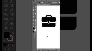 Adobe Illustrator 2026: How to Design a Vector Briefcase Icon Step-by-Step 💼✨ #vicktimegraphic
