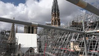 Notre-Dame de Paris: le chantier cinq ans après l'incendie | AFP Resimi