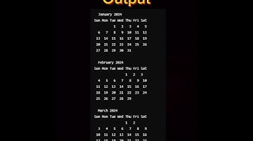 Calendar in Java | How to Create a Full Year Calendar in Java | Java Coding Tutorial