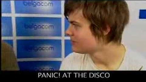 Panic! At The Disco interview @ pukkelpop