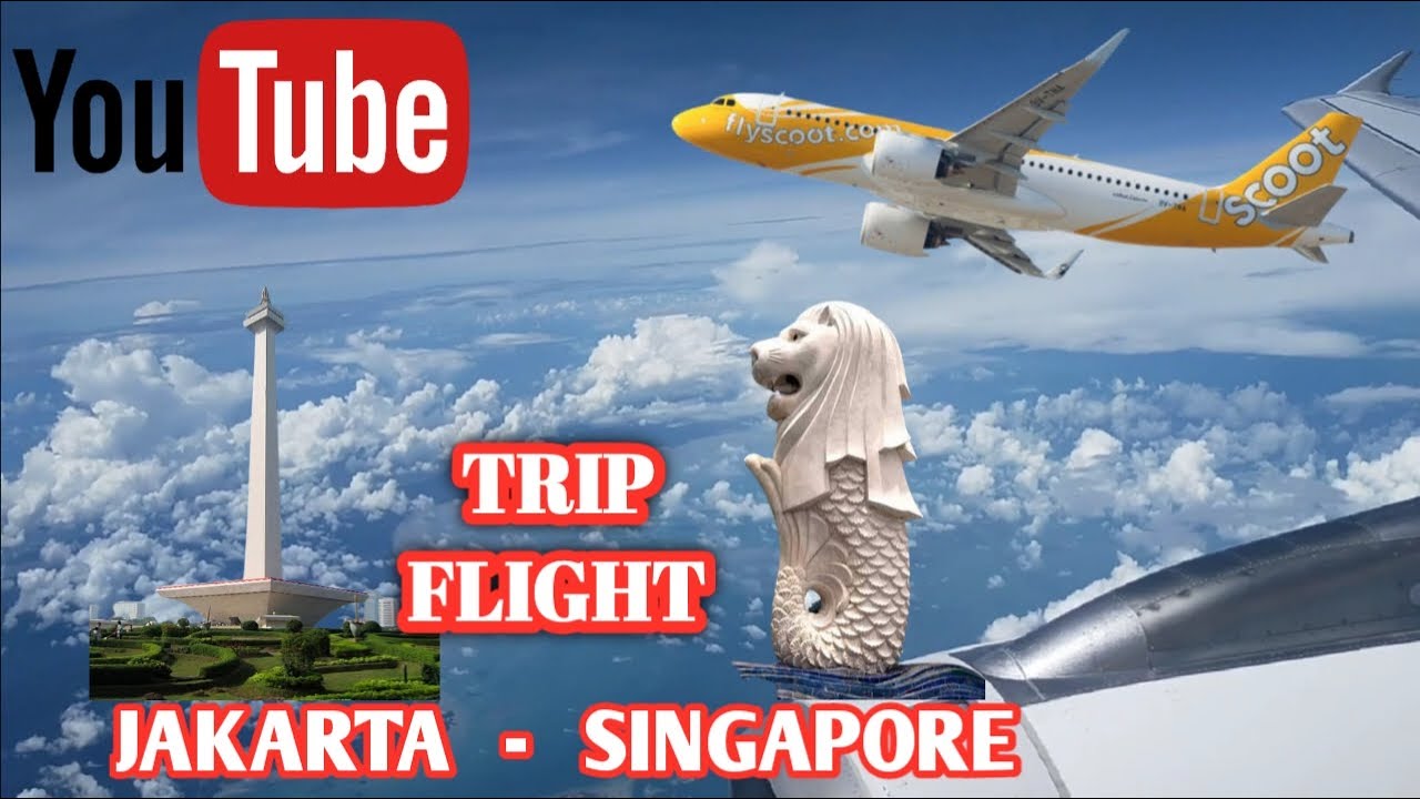 FLYING WITH SCOOT AIRLINE JAKARTA TO SINGAPORE...II.. LIHAT PESAWAT