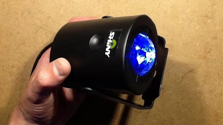 Inside an all-plastic 3W LED ripple projector.