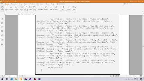Thực hành ASP.NET Core Tuần 03