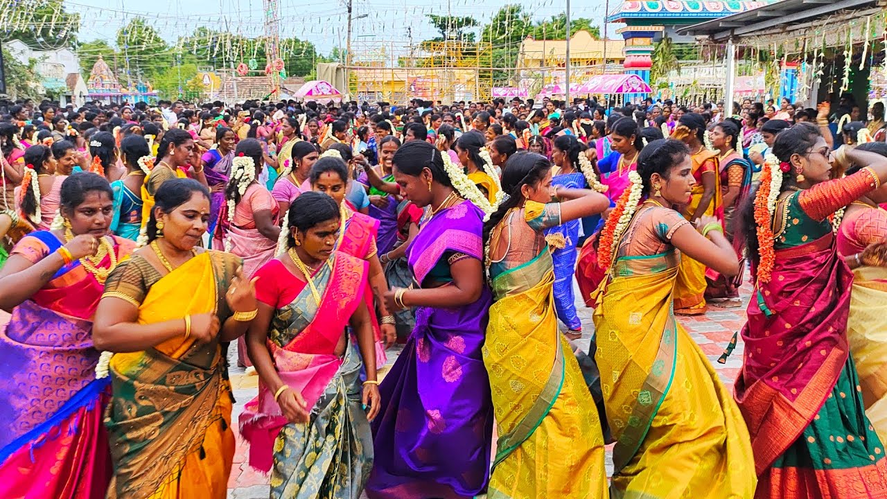 பேராவூர் முளைப்பாரி திருவிழா | கும்மிஆட்டம் | கும்மிபாட்டு | Ramanathapuram | Peravoor festival |