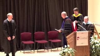 Richard Haass awarded honorary degree at Central College