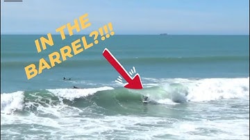 Surfing the day after the BIG SWELL! New Zealand - Christchucrch.