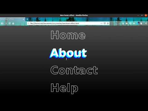 Using CSS3  | -webkit-text-stroke | creating a hover effect | Mr Sak