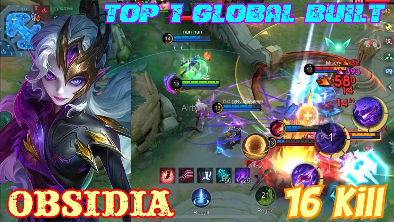 Undead Obsidia Use Top 1 Global Built - Obsidia Gold Monster 