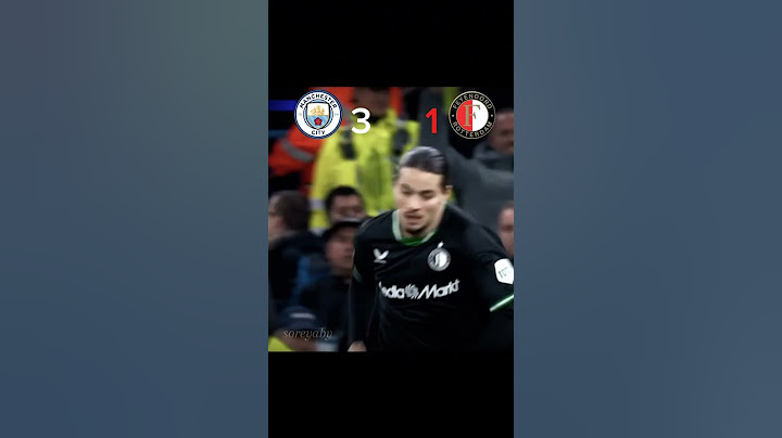 Almost 4-3 Against MAN CITY is crazy😧 #feyenoord #manchestercity #footballshorts #comeback