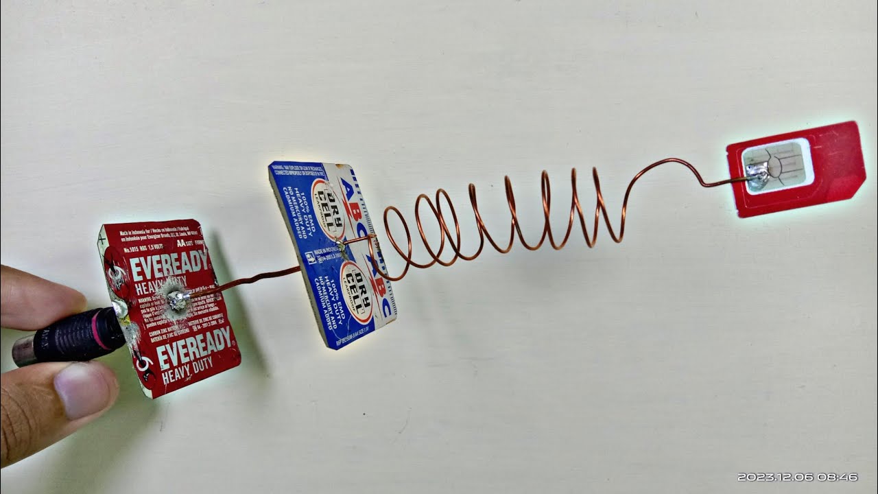 HOW TO MAKE A SUPER STRONG TV ANTENNA FROM USED BATTERIES AND COPPER ...