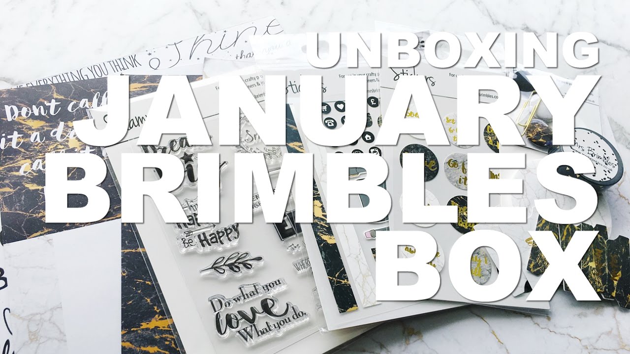 Unboxing | January 2017 Brimbles Box