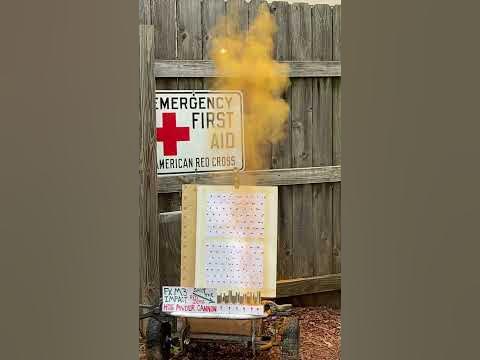 how to use a holi cannon