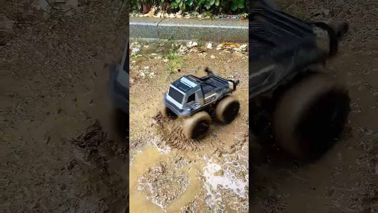 Boys' ultimate toy! The RC amphibious stunt car is a must-have for endless fun!