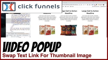 How To Turn The Video Popup Element in ClickFunnels into a Text Link - TFC30