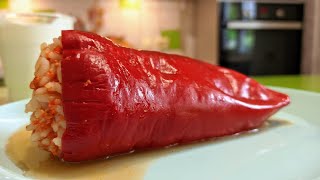 Сытный обед - фаршированный перчик 🌶🌶🌶