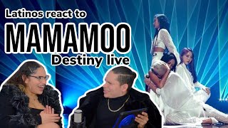 Latinos reract to MAMAMOO - DESTINY LIVE 2019 REACTION| FEATURE FRIDAY✌