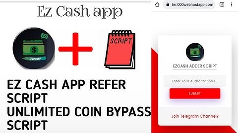 EzCash Unlimited Money Adder Script !! EzCash Unlimited Coin Adder Script !!